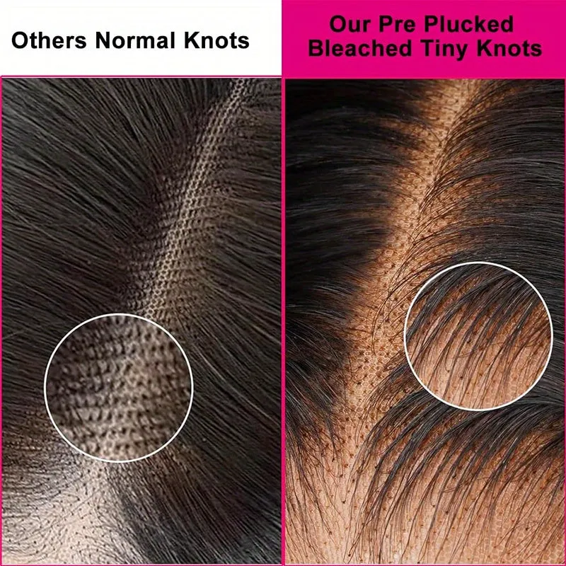 180% Density Water Wave Lace Front Wigs for Women - Glueless, Pre-Plucked, HD 13x6 Lace Frontal, Natural Color, Wet and Wavy, Baby Hair, Basics Style
