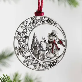 1pc Festive Metal Christmas Tree Pendant - Tree Toppers for Holiday Scene Decor, Room Decoration, Birthday Party Supplies, and Christmas Gift Ideas with Hanging Ornament Feature