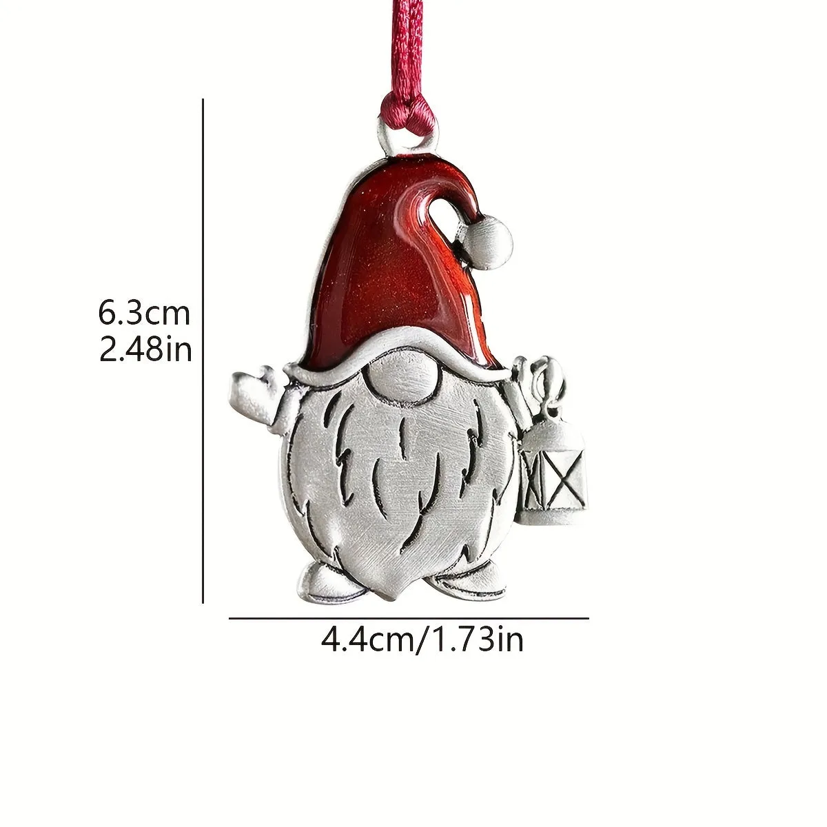 1pc Festive Metal Christmas Tree Pendant - Tree Toppers for Holiday Scene Decor, Room Decoration, Birthday Party Supplies, and Christmas Gift Ideas with Hanging Ornament Feature