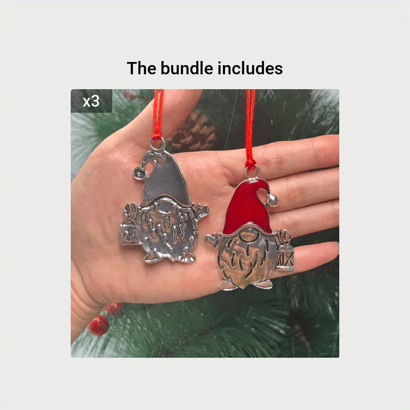 1pc Festive Metal Christmas Tree Pendant - Tree Toppers for Holiday Scene Decor, Room Decoration, Birthday Party Supplies, and Christmas Gift Ideas with Hanging Ornament Feature