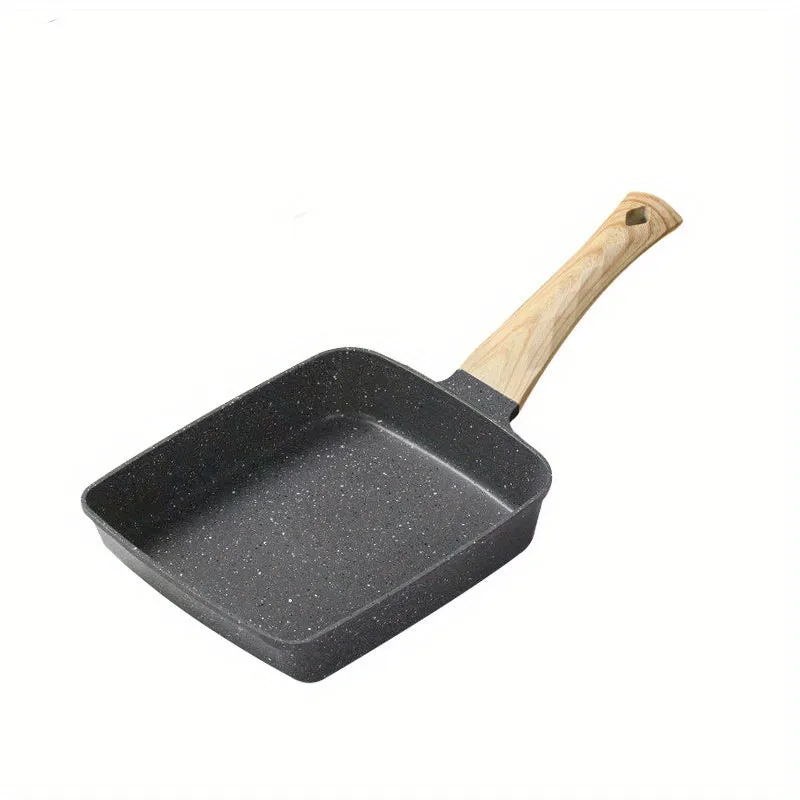 1pc, Frying Pan (7.08''/7.28''), Aluminum Medical Stone Fried Egg Pan, 2/ 4 Cups Sectional Pancake Pan, For Gas Stove Top And Induction Cooker, Kitchen Utensils, Kitchen Gadgets, Kitchen Accessories, Home Kitchen Items