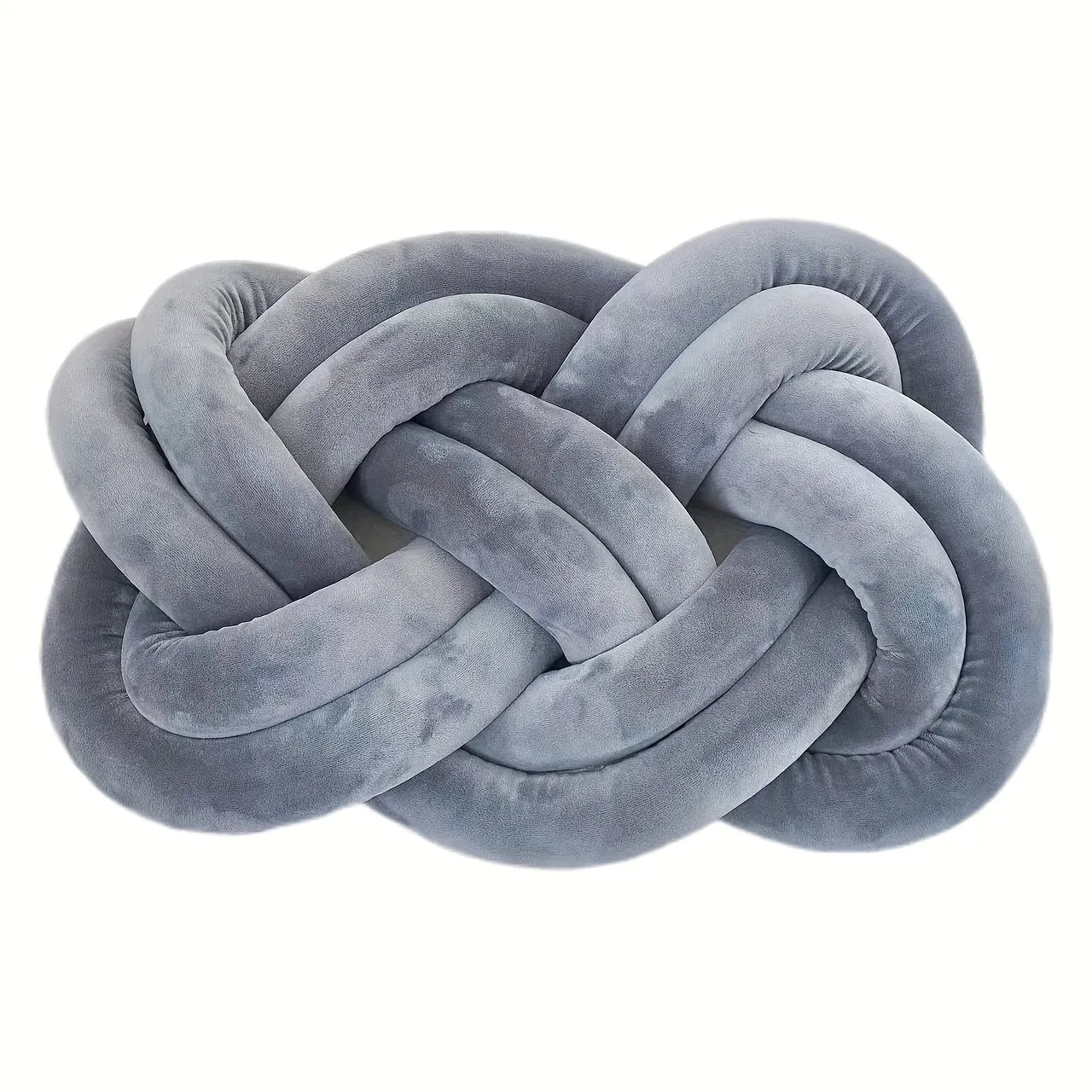 1pc Plush Knotted Throw Pillow - Soft Backrest Cushion for Sofa, Bed, and Bedroom Decor - Add a Touch of Elegance to Your Home with This Decorative Accent Pillow