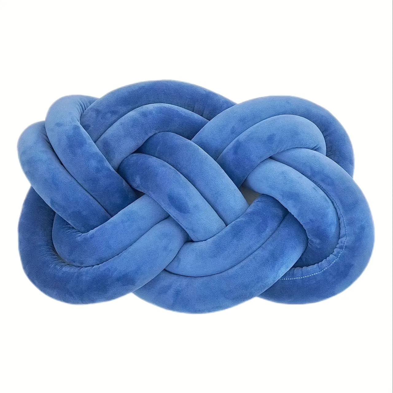 1pc Plush Knotted Throw Pillow - Soft Backrest Cushion for Sofa, Bed, and Bedroom Decor - Add a Touch of Elegance to Your Home with This Decorative Accent Pillow