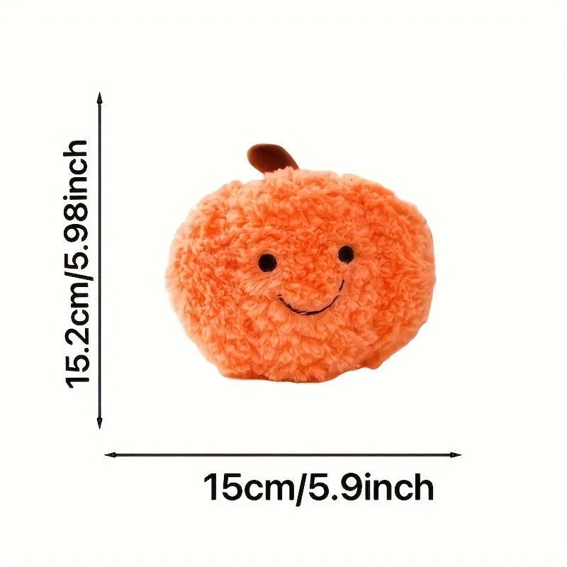 1pc, Pumpkin Plush Pillow, Halloween Pumpkin Toy, Decorative Pillow Cushion, Home Decoration, Party Favors, Halloween Decor, Thanksgiving Day Decor, Christmas Gifts