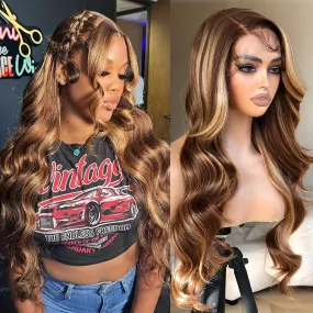 26 Inch 150% Density 13x5x1 Synthetic Hair Lace Front Wigs for African Women - Elegant Body Wave Style with Pre-Plucked Baby Hair and Natural Looking Hairline - ZIHAN Brand High-Quality Wig for Daily Wear