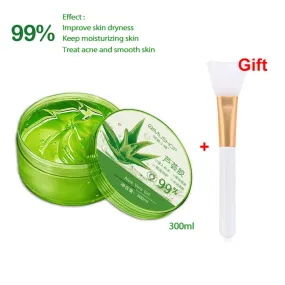 99% Aloe Vera Gel Moistening Skin Face Cream Shrink Pores Day Cream Skincare Sleeping Mask Korean Skin Care Products 300G