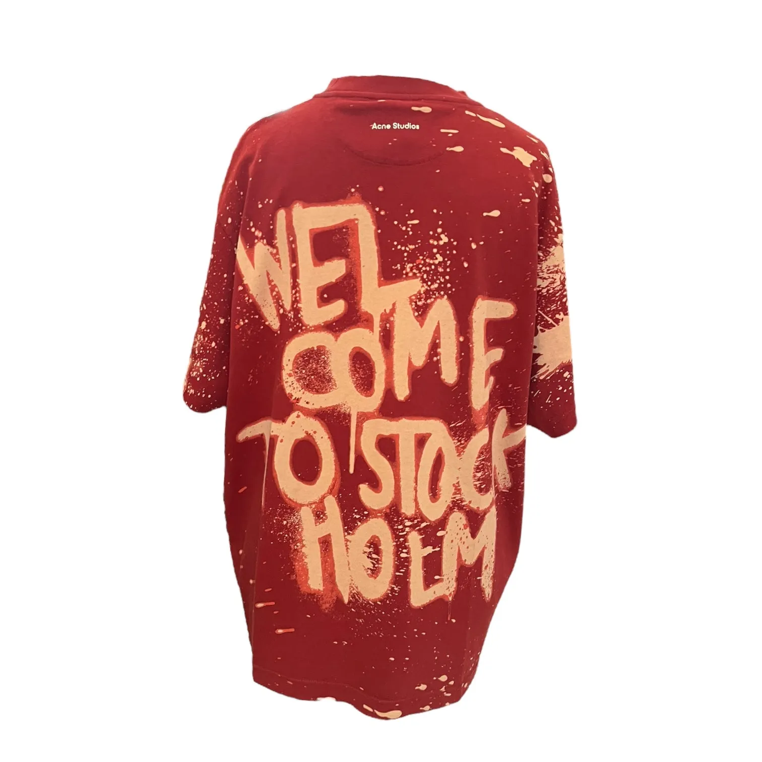 Acne Studios Red Bear T Shirt