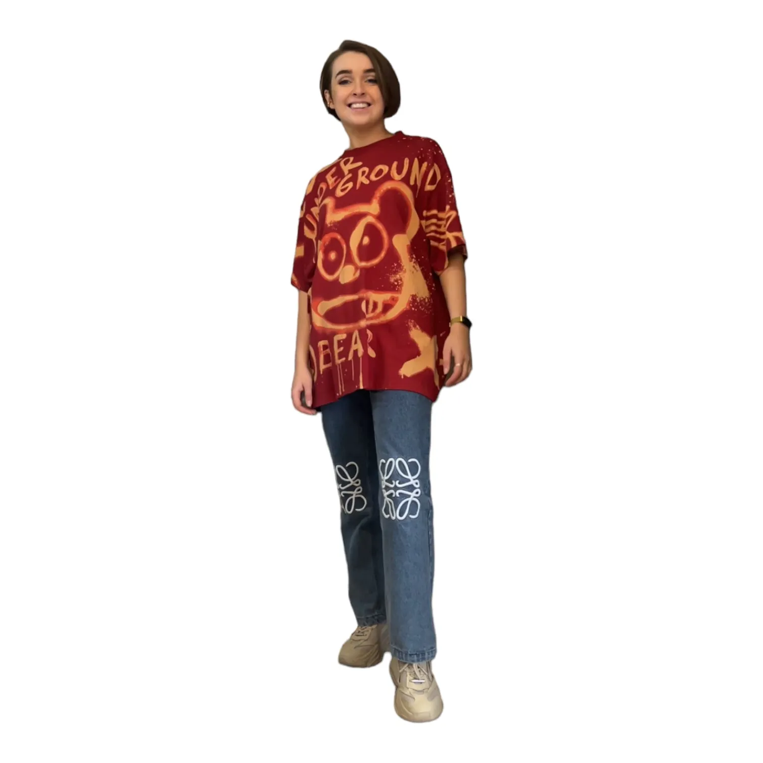 Acne Studios Red Bear T Shirt