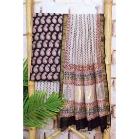 Bagh Handloom Maheshwari Silk Suit