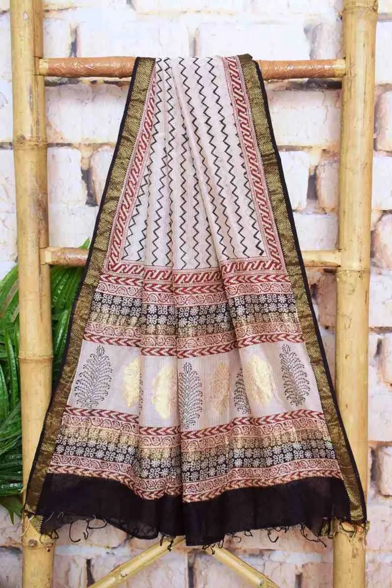 Bagh Handloom Maheshwari Silk Suit