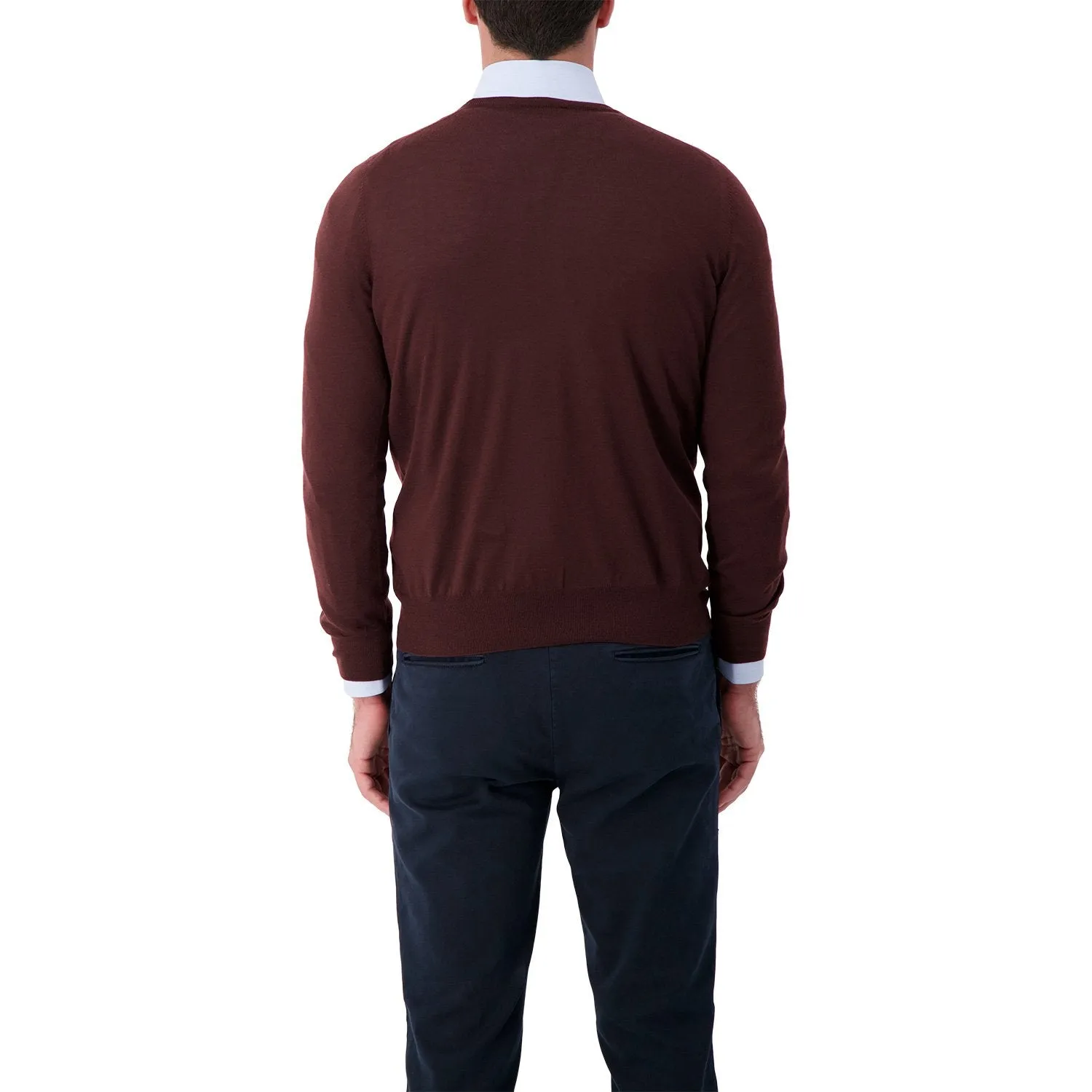 Barba Napoli Luxurious Brown Cashmere Sweater