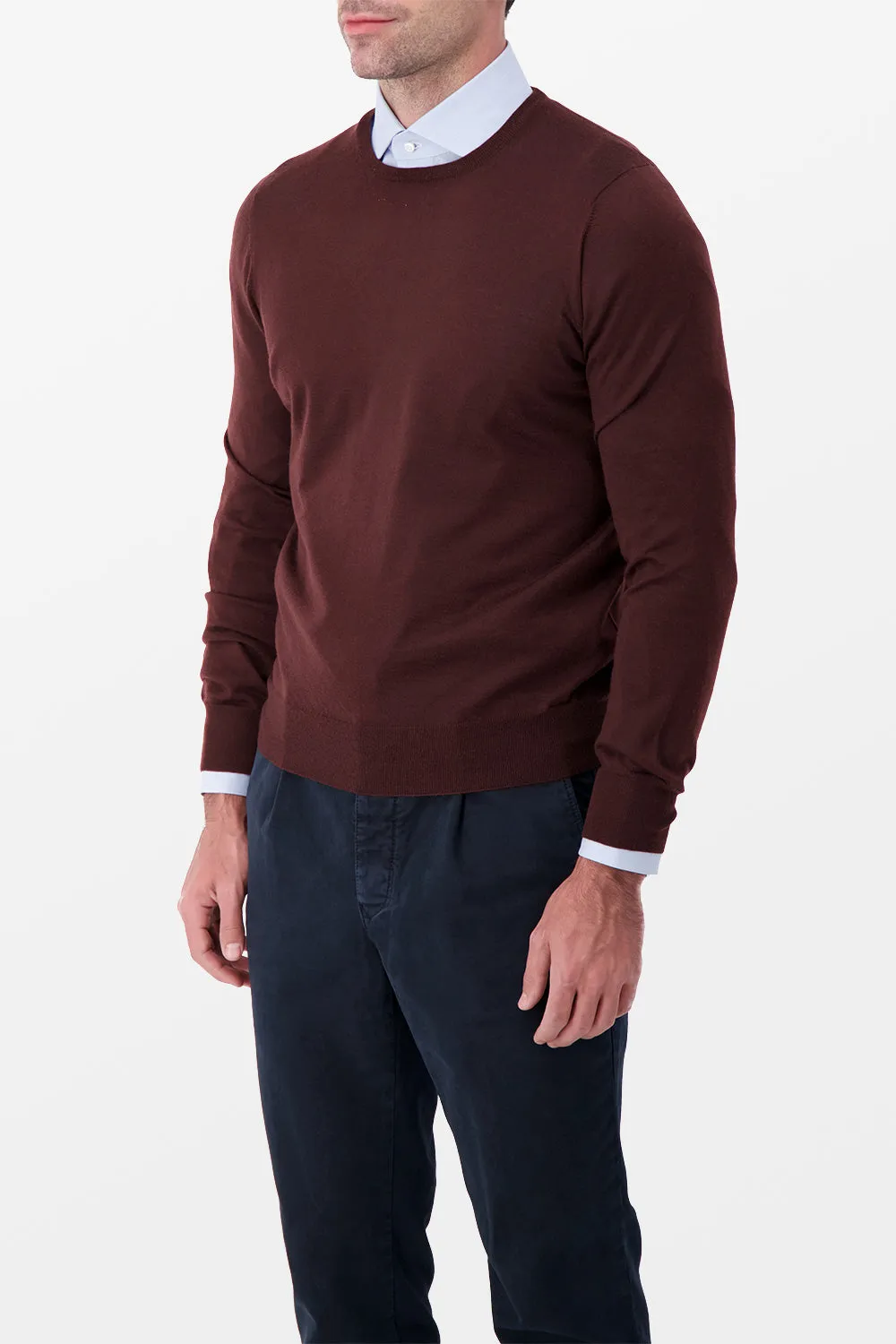 Barba Napoli Luxurious Brown Cashmere Sweater