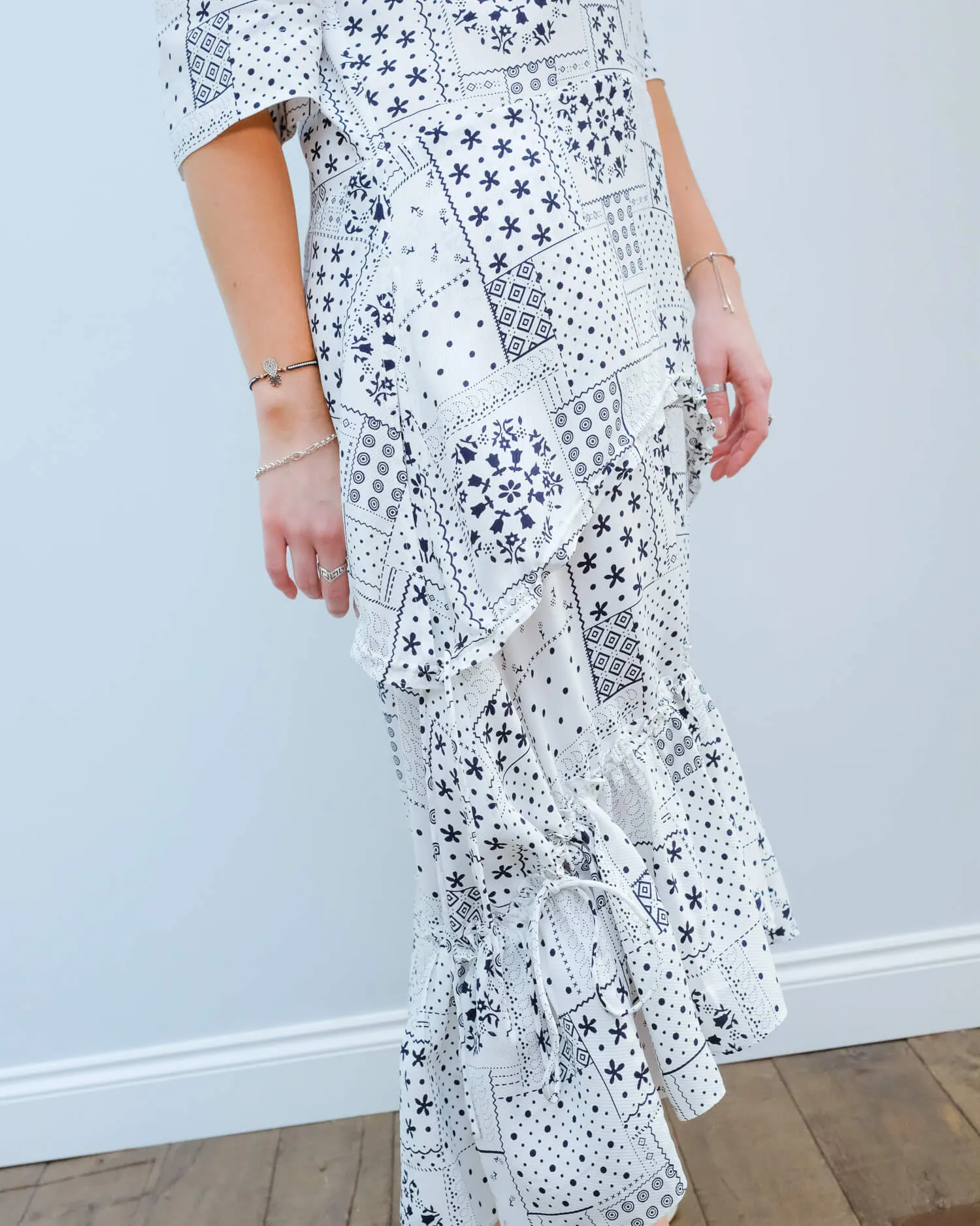 BMB Joi dress in soft white