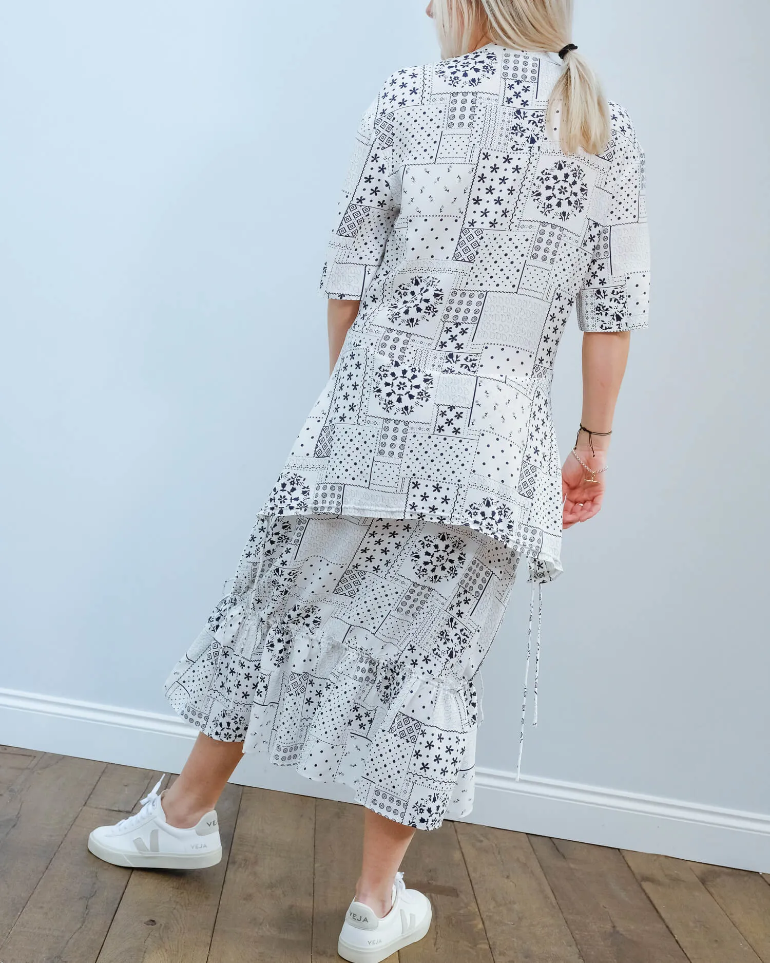 BMB Joi dress in soft white