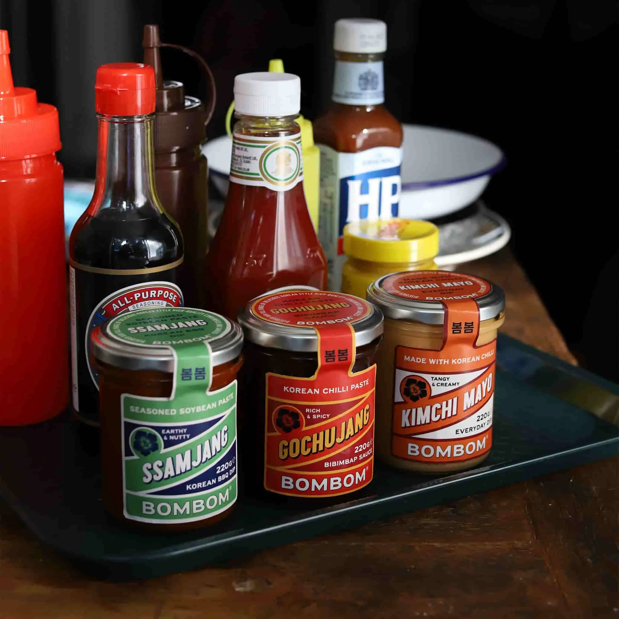 Bombom Korean Kimchi Mayo, 185g