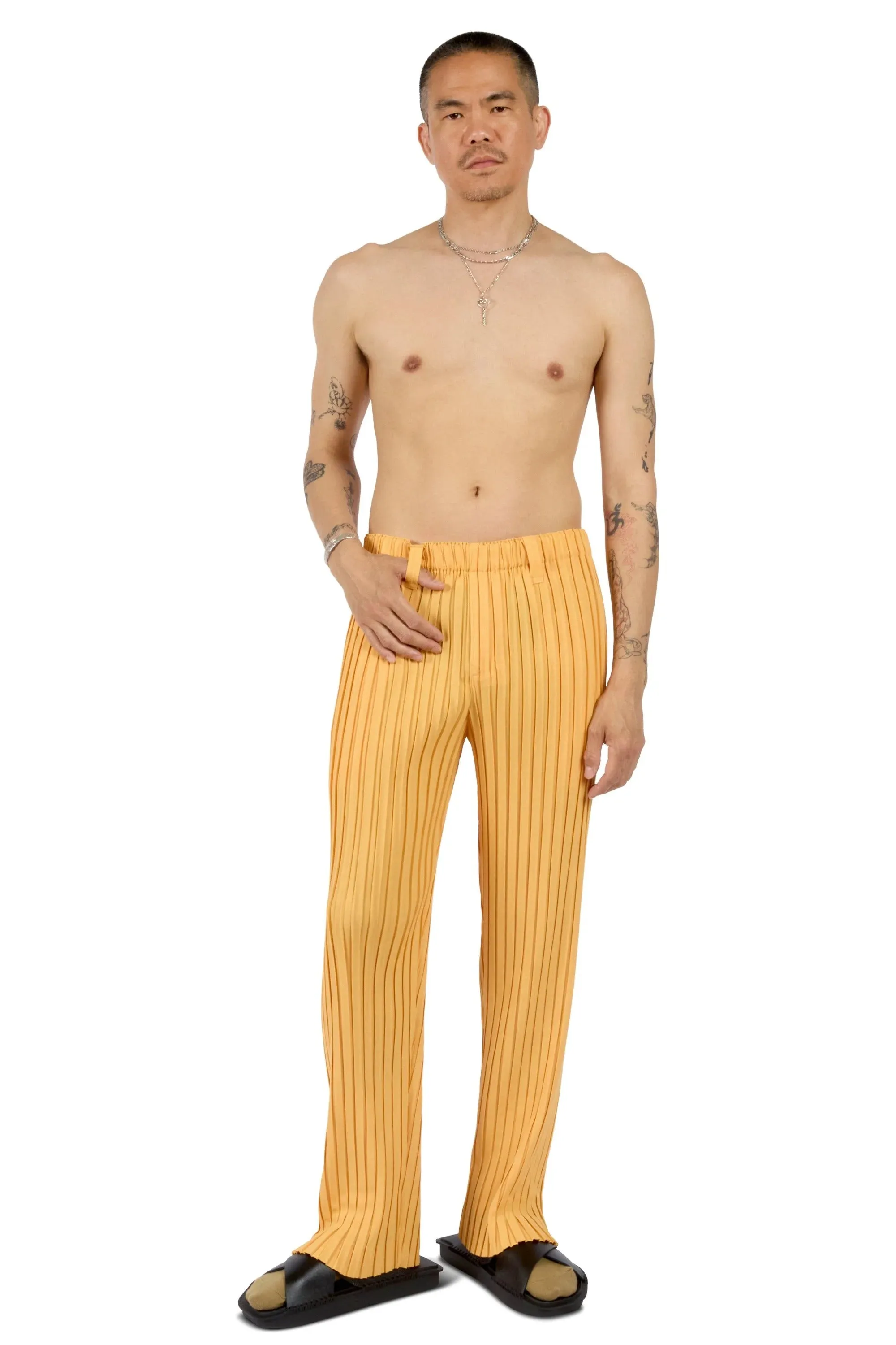 Box Pleats Ensemble Pants