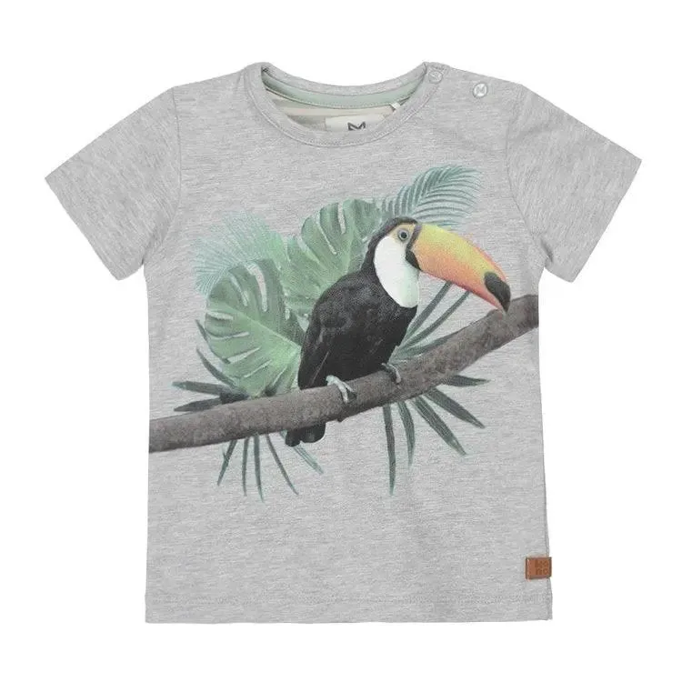 Boys T-shirt Light Grey Toucan | Koko-Noko