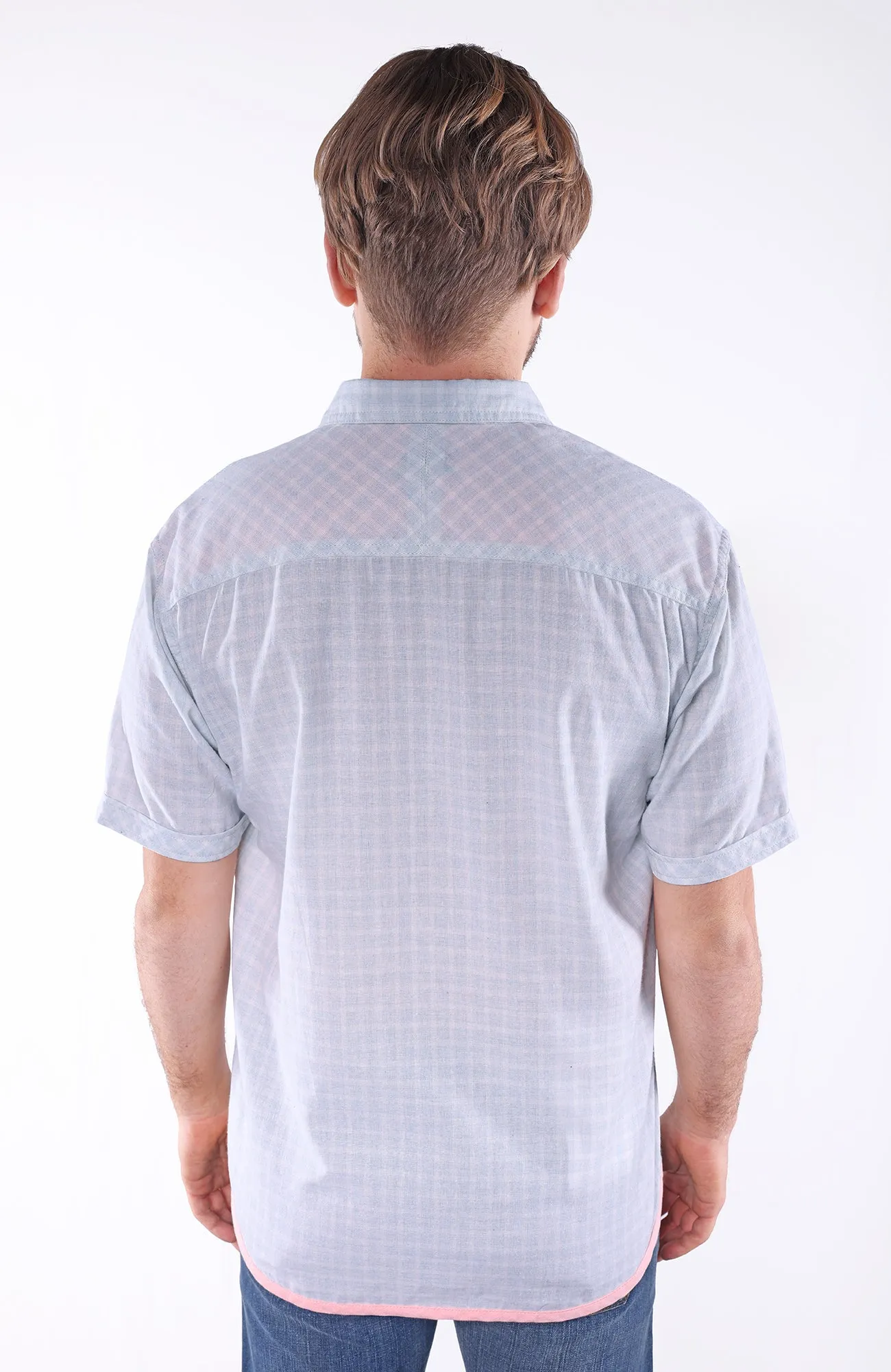 BRAM | Woven Cotton Short Sleeve Shirt