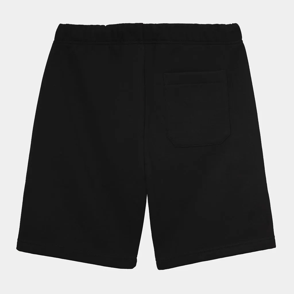 Carhartt WIP - Chase Sweat Shorts - Black / Gold