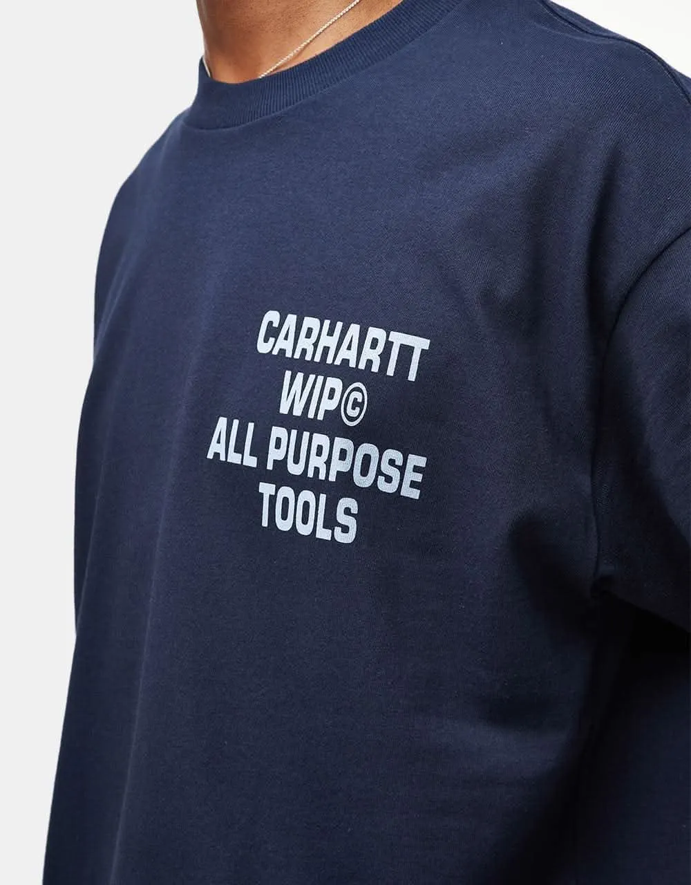 Carhartt WIP Cross Screw T-Shirt - Air Force Blue