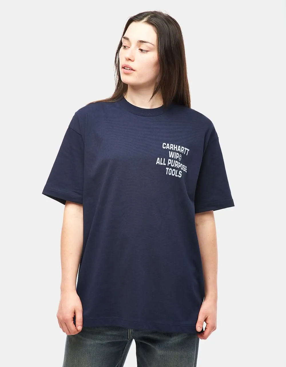 Carhartt WIP Cross Screw T-Shirt - Air Force Blue
