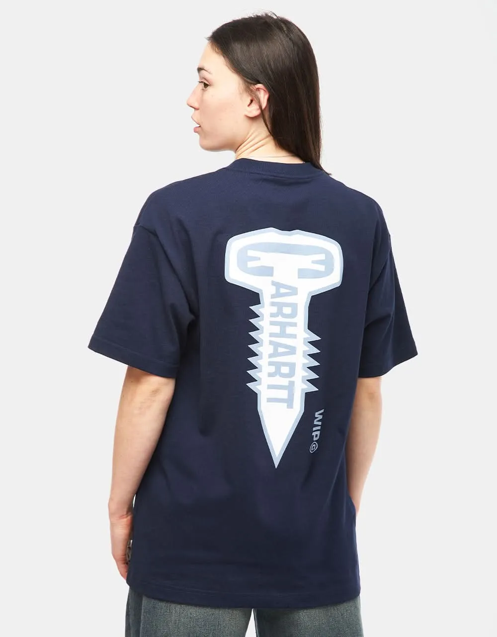 Carhartt WIP Cross Screw T-Shirt - Air Force Blue