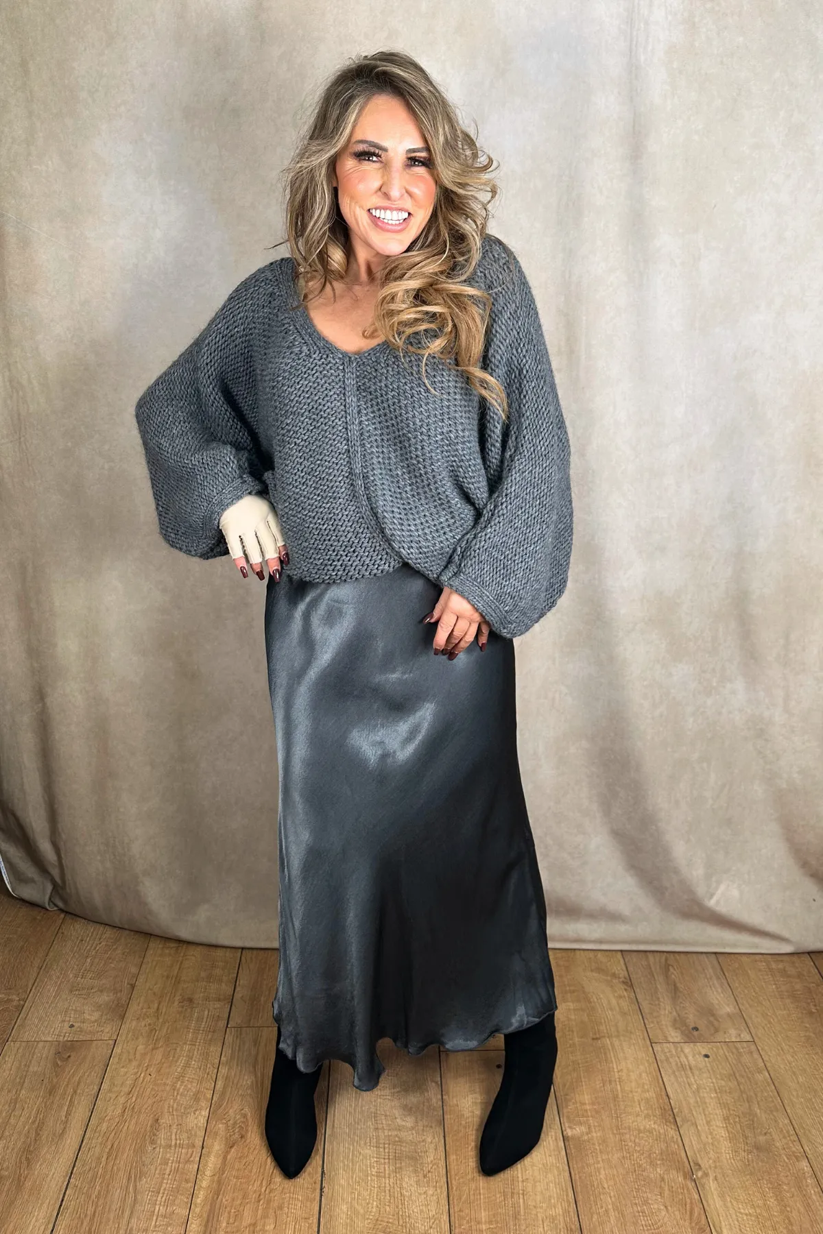 Celia Satin Skirt