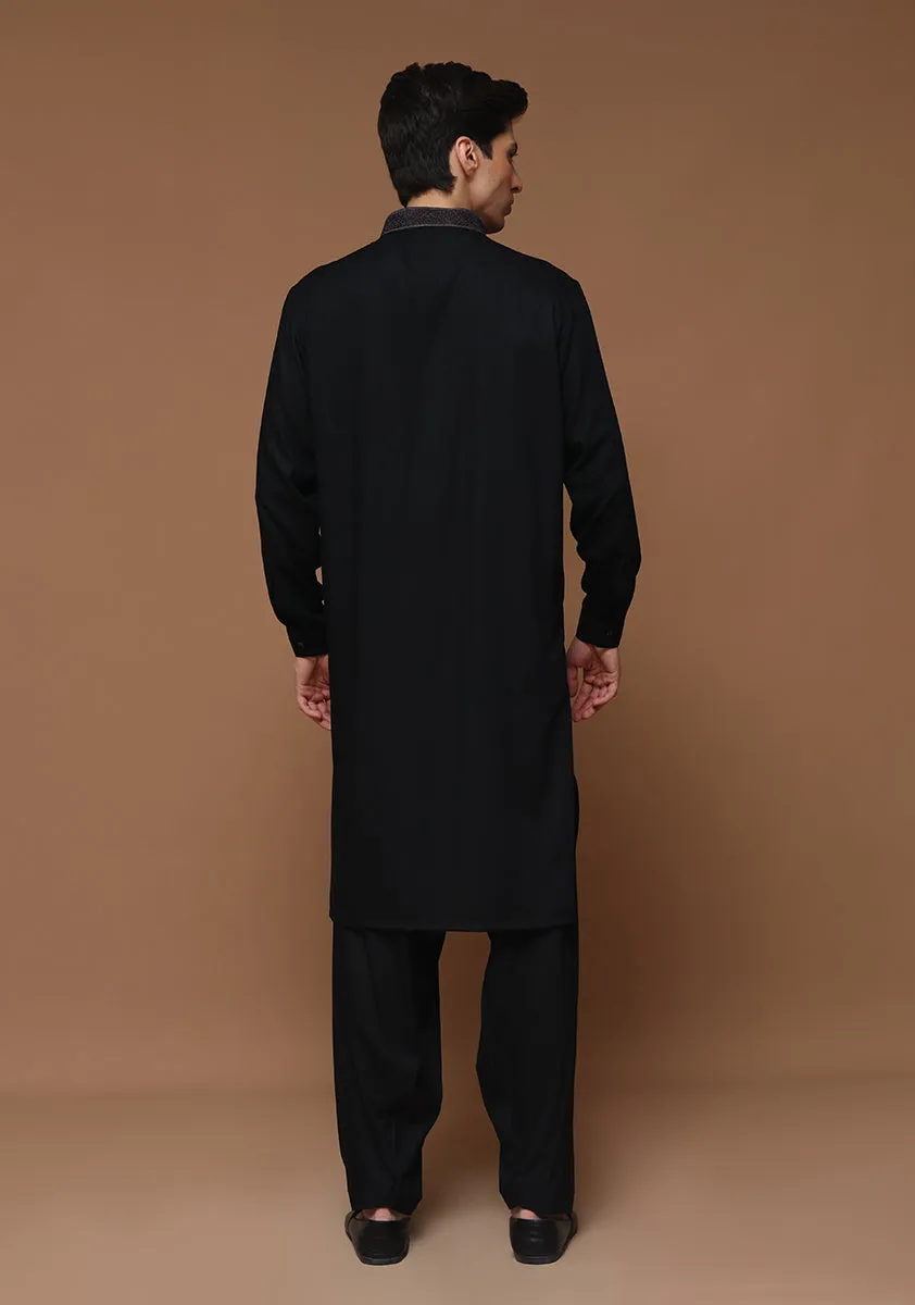 Classic Ayuthia Tap Shoe Classic Fit Embroidered Suit