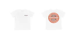 Cool Water Kid's T-Shirt - White (Orange Logo)