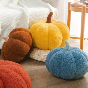 Cozy Plush Pumpkin Throw Pillow - Soft, Colorful Home Decor for Halloween & Parties Halloween Decor Halloween Home Decor