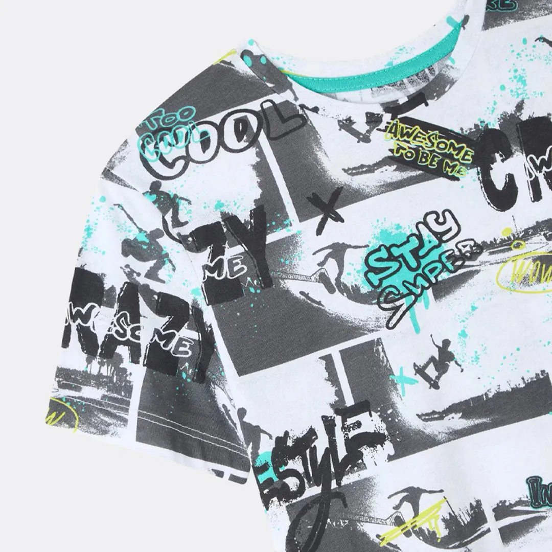 Crew Neck Short Sleeve T-Shirt