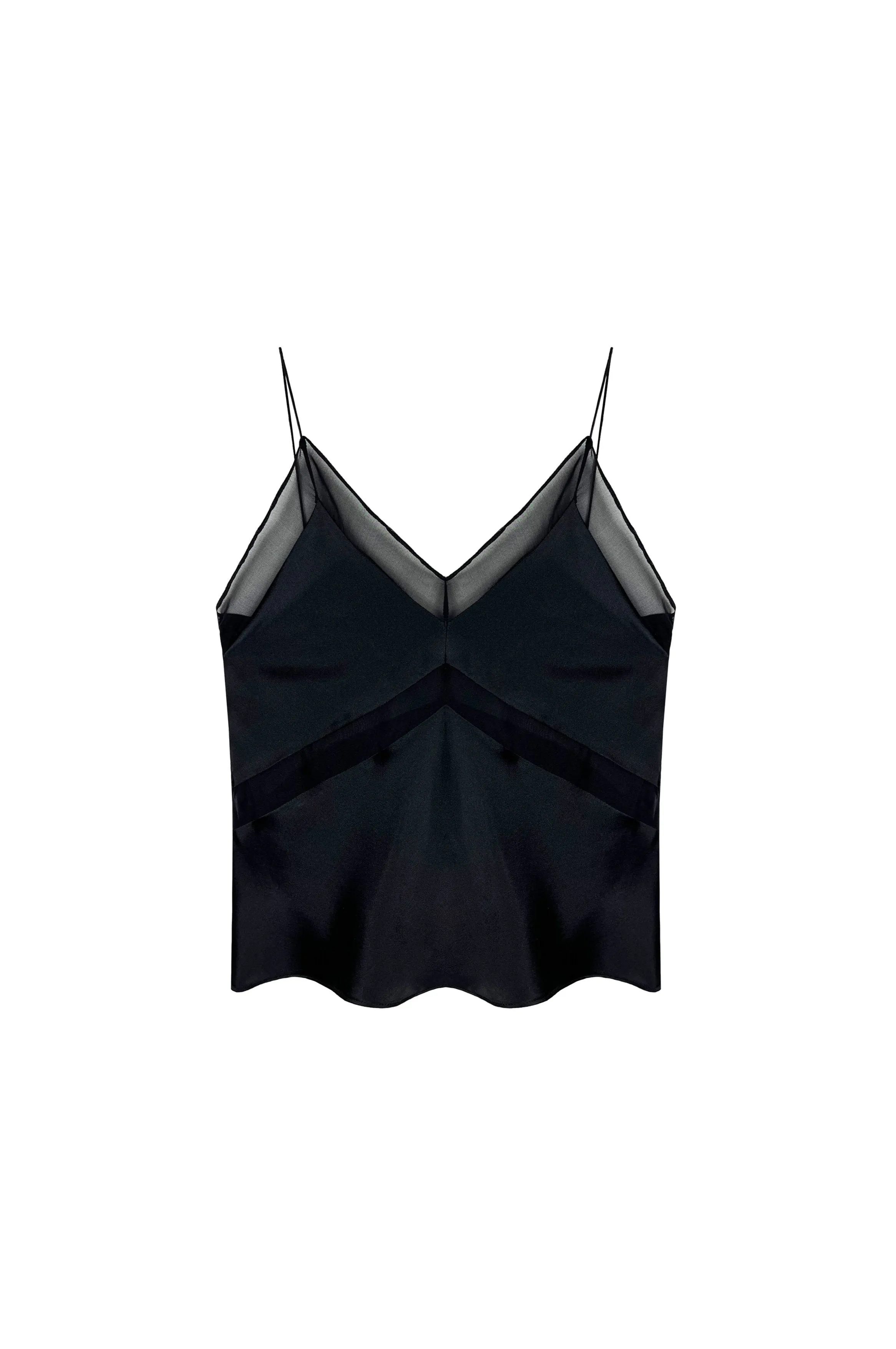 Cube Slip Top - Black/Black