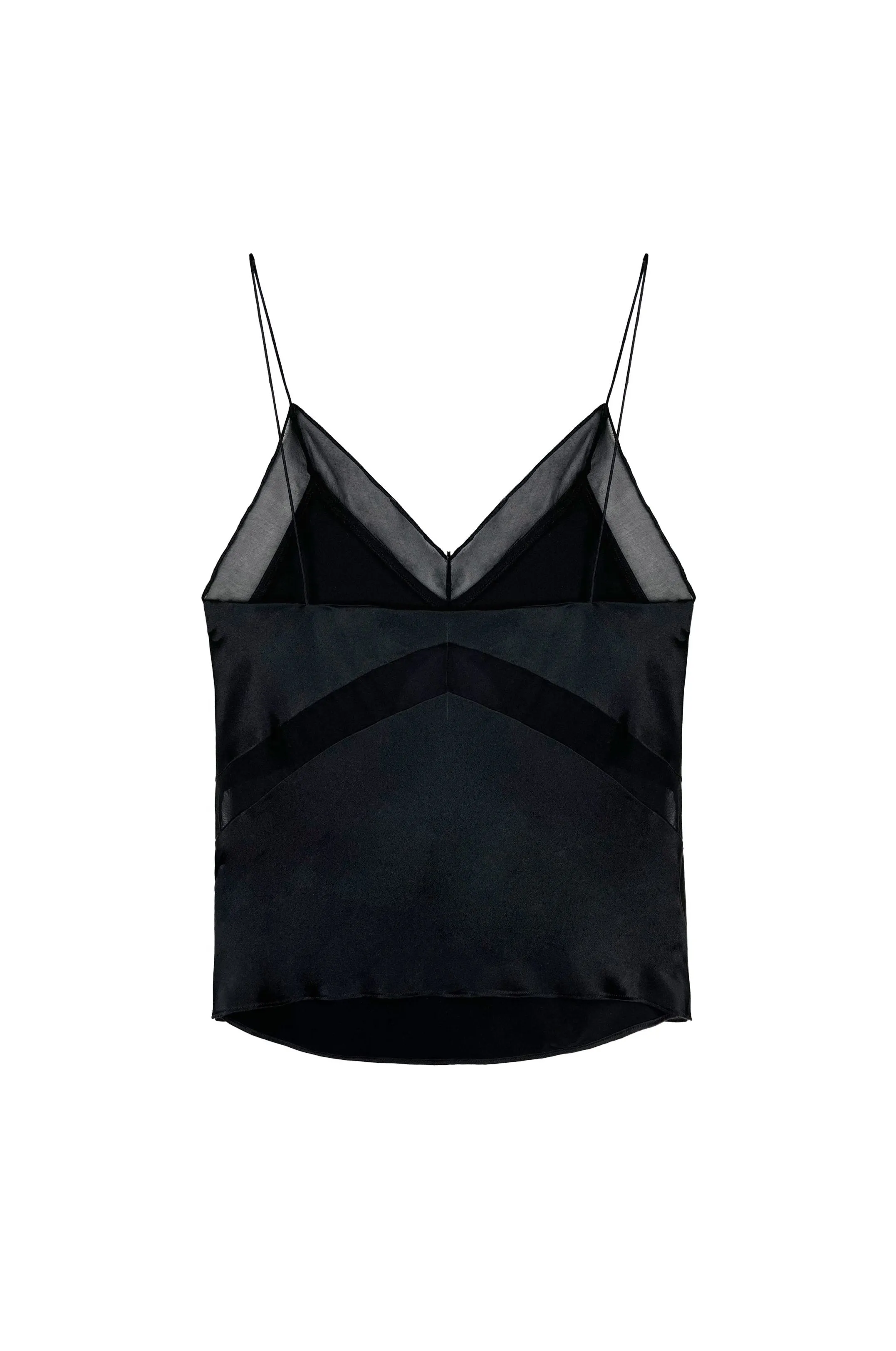 Cube Slip Top - Black/Black