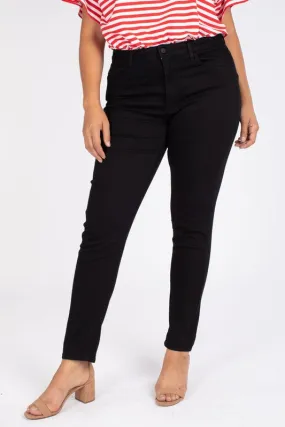 Curvy Girl High Rise Black Jeggings