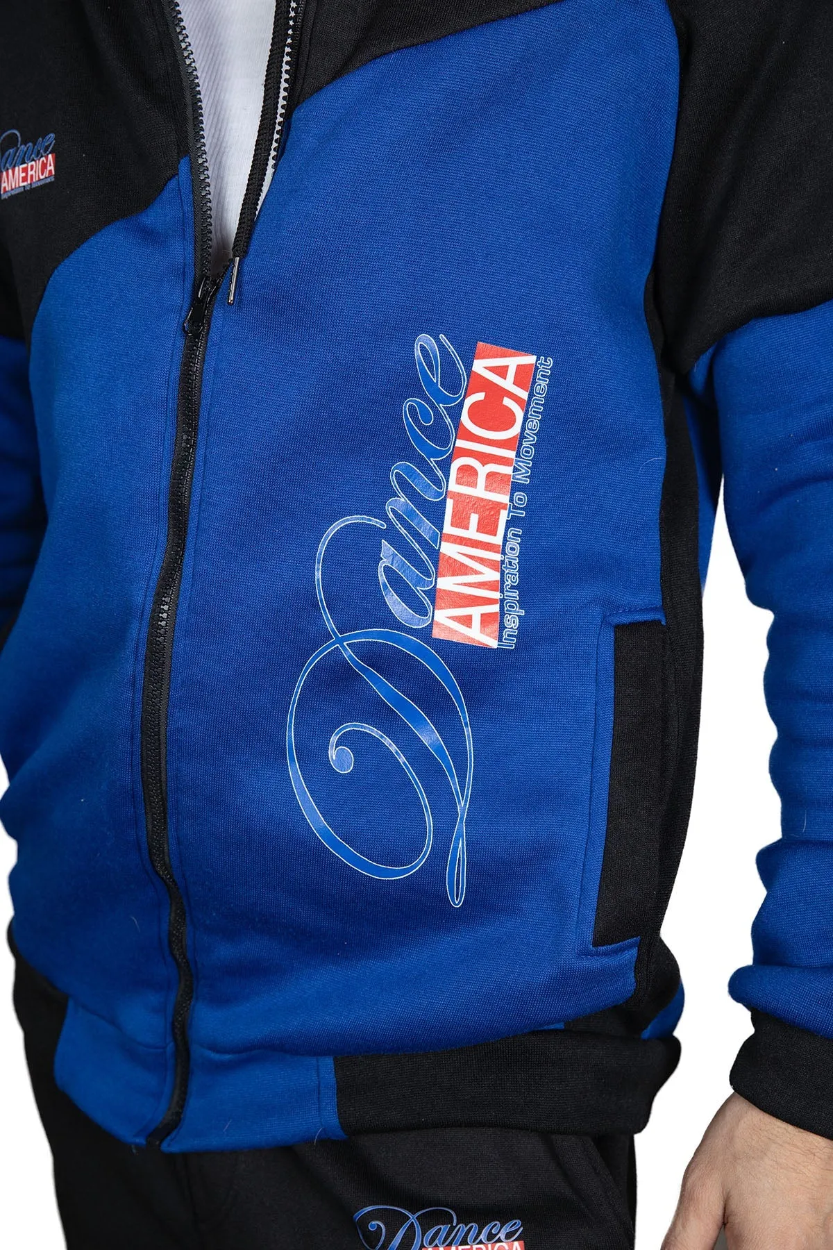 Dance America TS Black and Blue Unisex Tracksuit in Stock