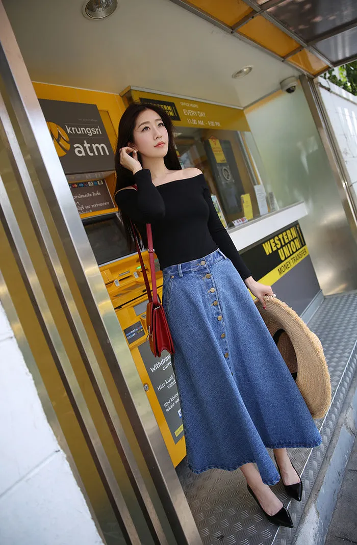 Denim Skirt