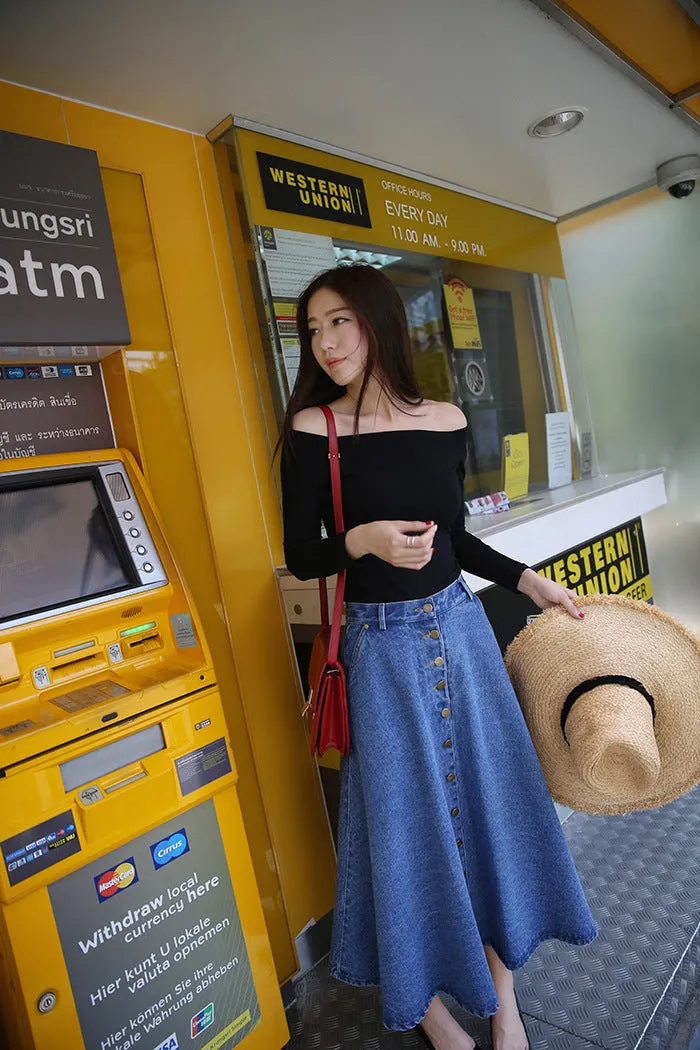 Denim Skirt