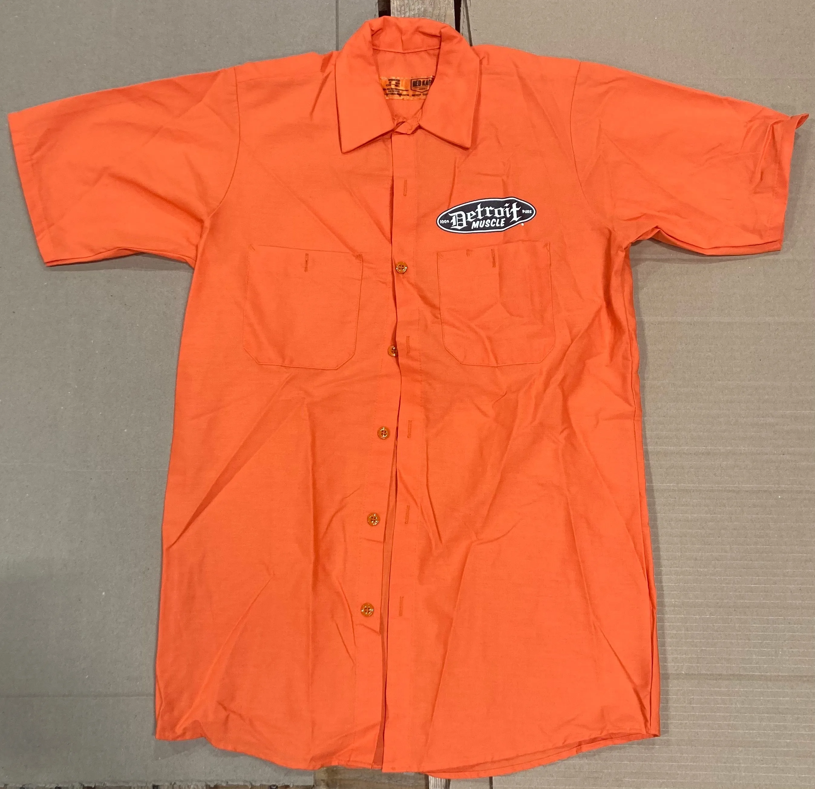 Detroit Muscle Work Shirt, County Orange