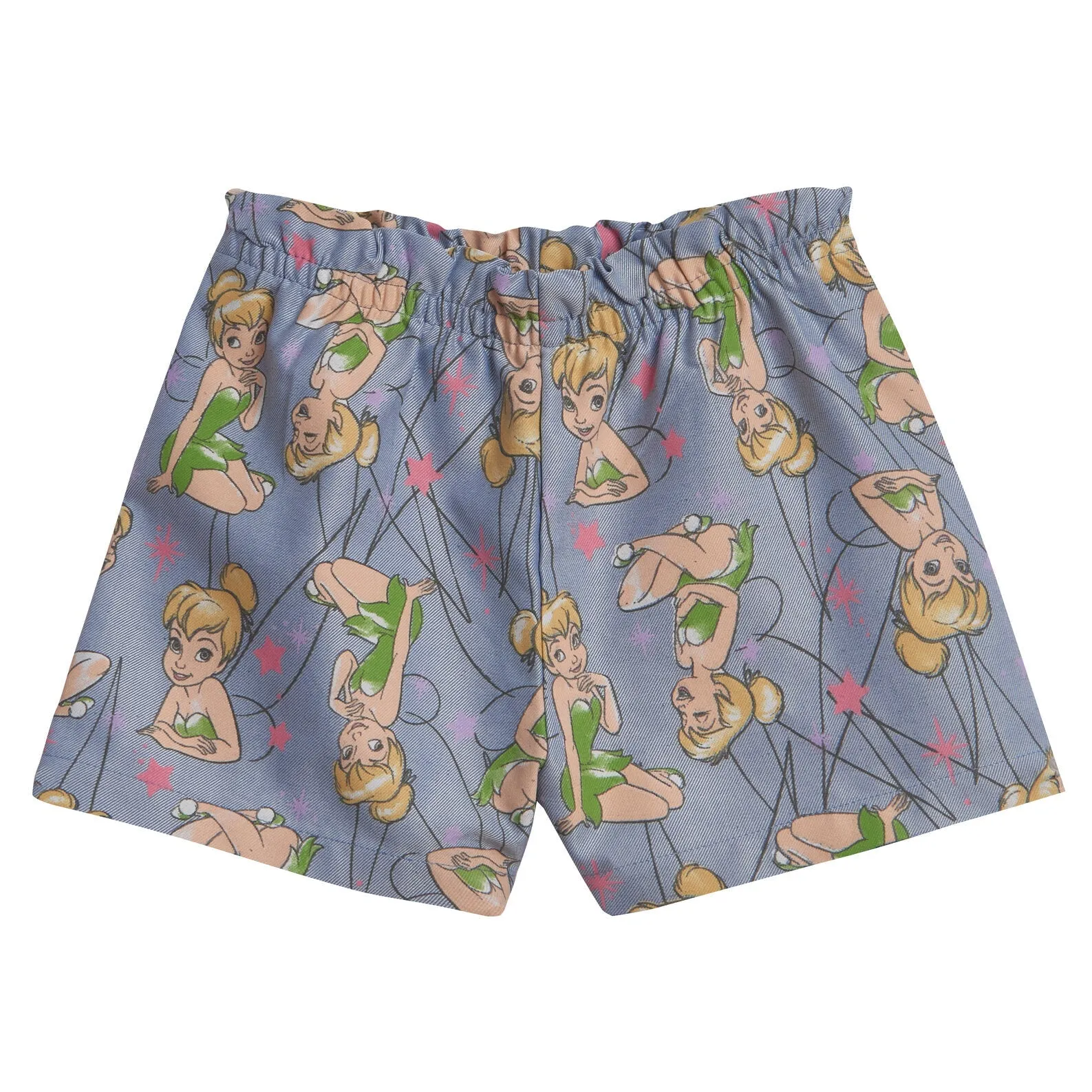 Disney Disney Classics Tinker Bell T-Shirt and Chambray Bike Shorts Outfit Set