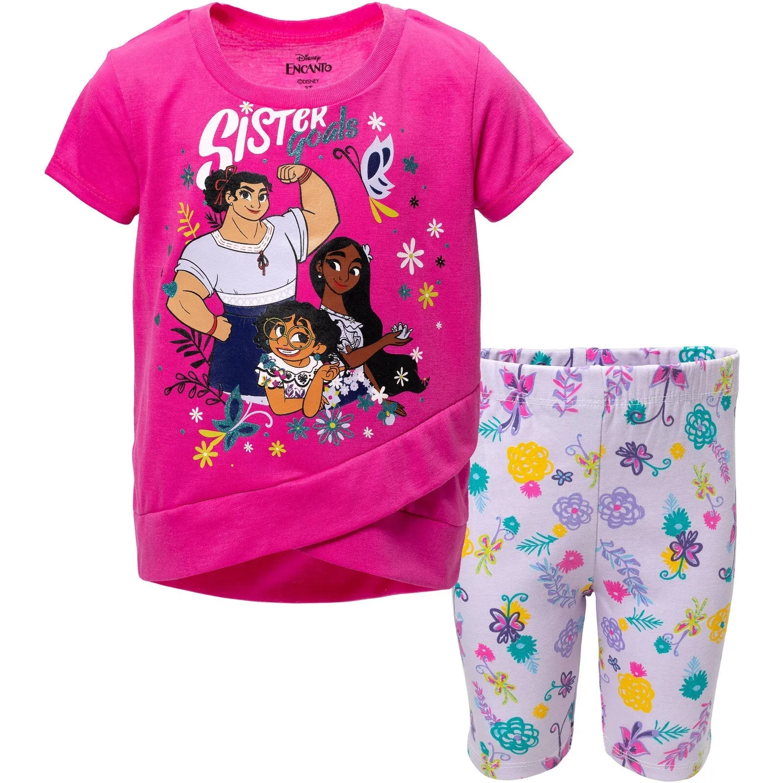 Disney Encanto T-Shirt and Shorts Outfit Set