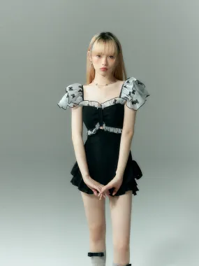 Elegant Embrace One-Piece Swimsuit