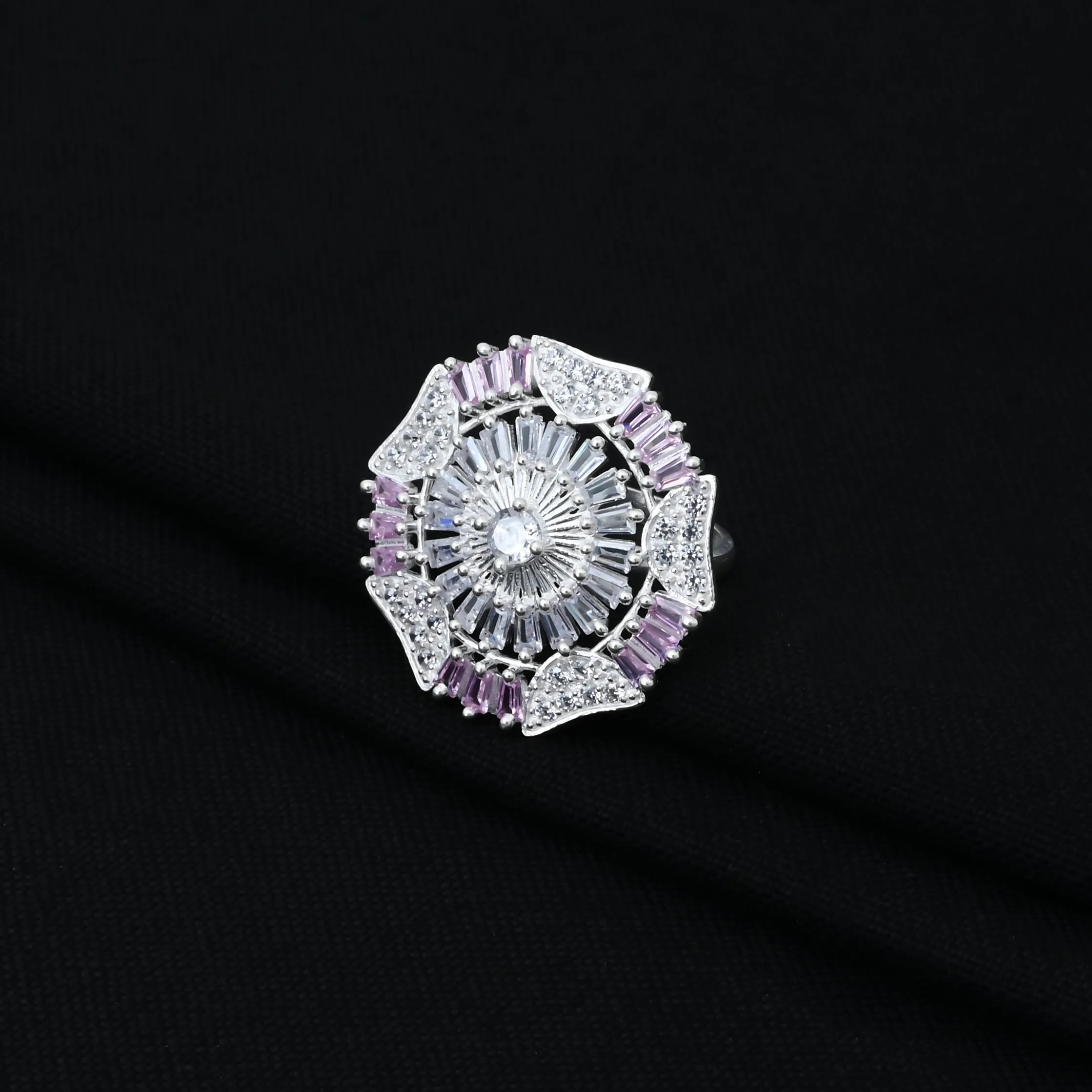 Fashionable Sterling Silver Women's Ring