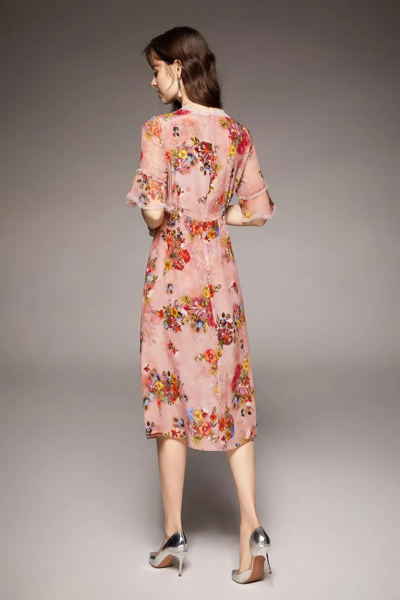 FashionSierra - 100% Natural Silk Women's Dresses