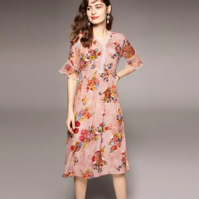 FashionSierra - 100% Natural Silk Women's Dresses