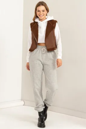 Faux Elevated Teddy Jacket