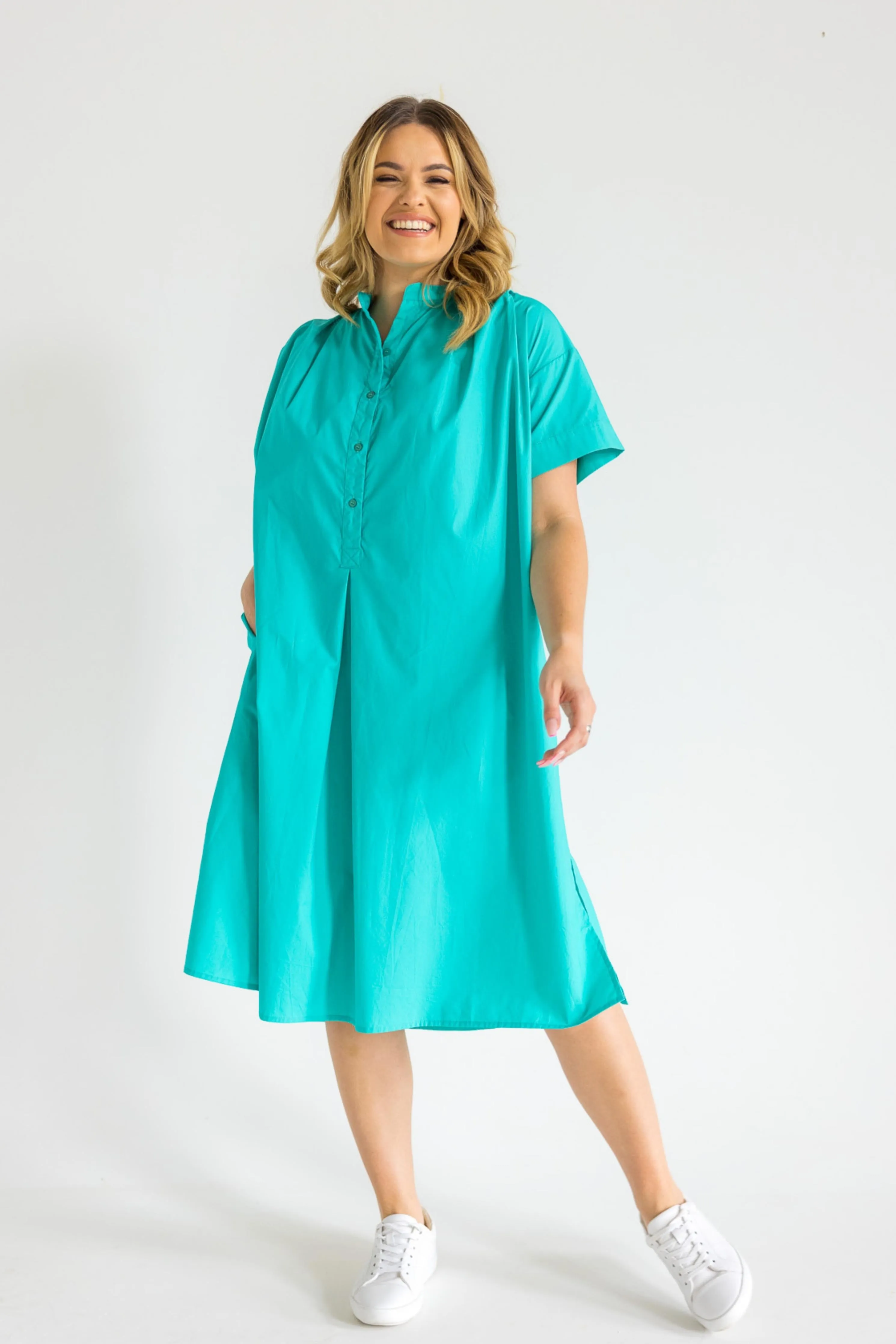 FINAL SALE Hastings Dress in Turquoise