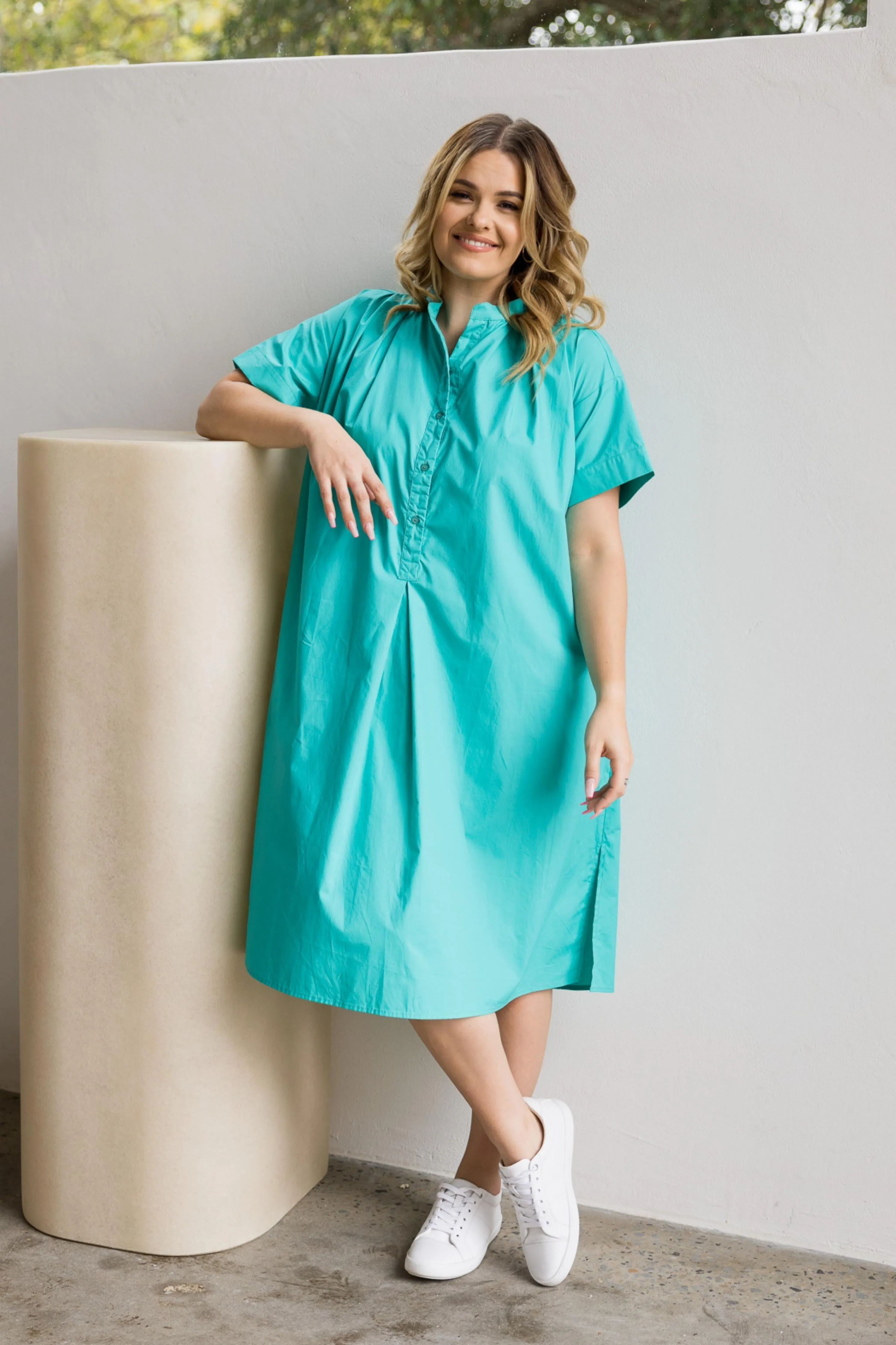 FINAL SALE Hastings Dress in Turquoise