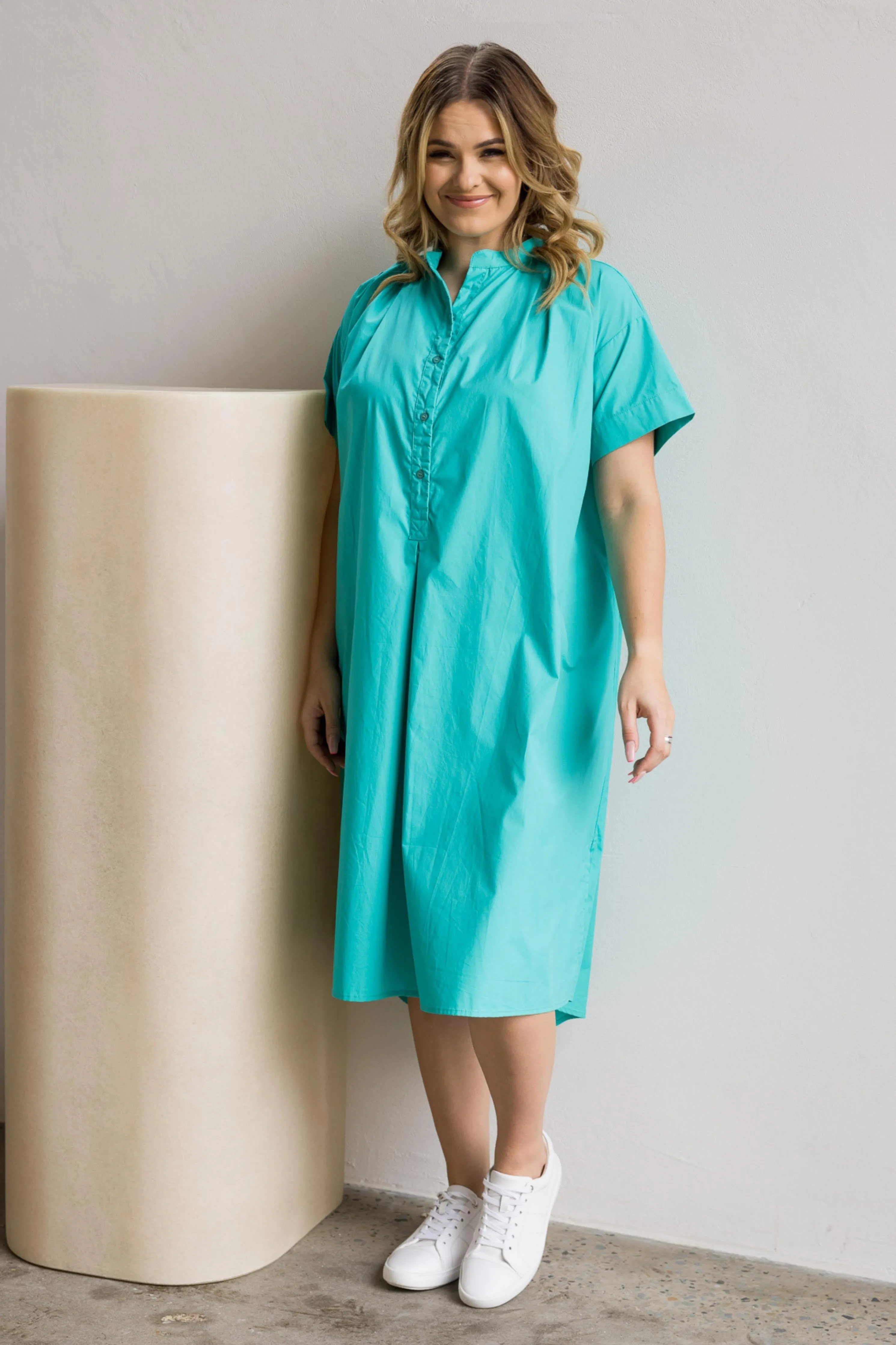 FINAL SALE Hastings Dress in Turquoise