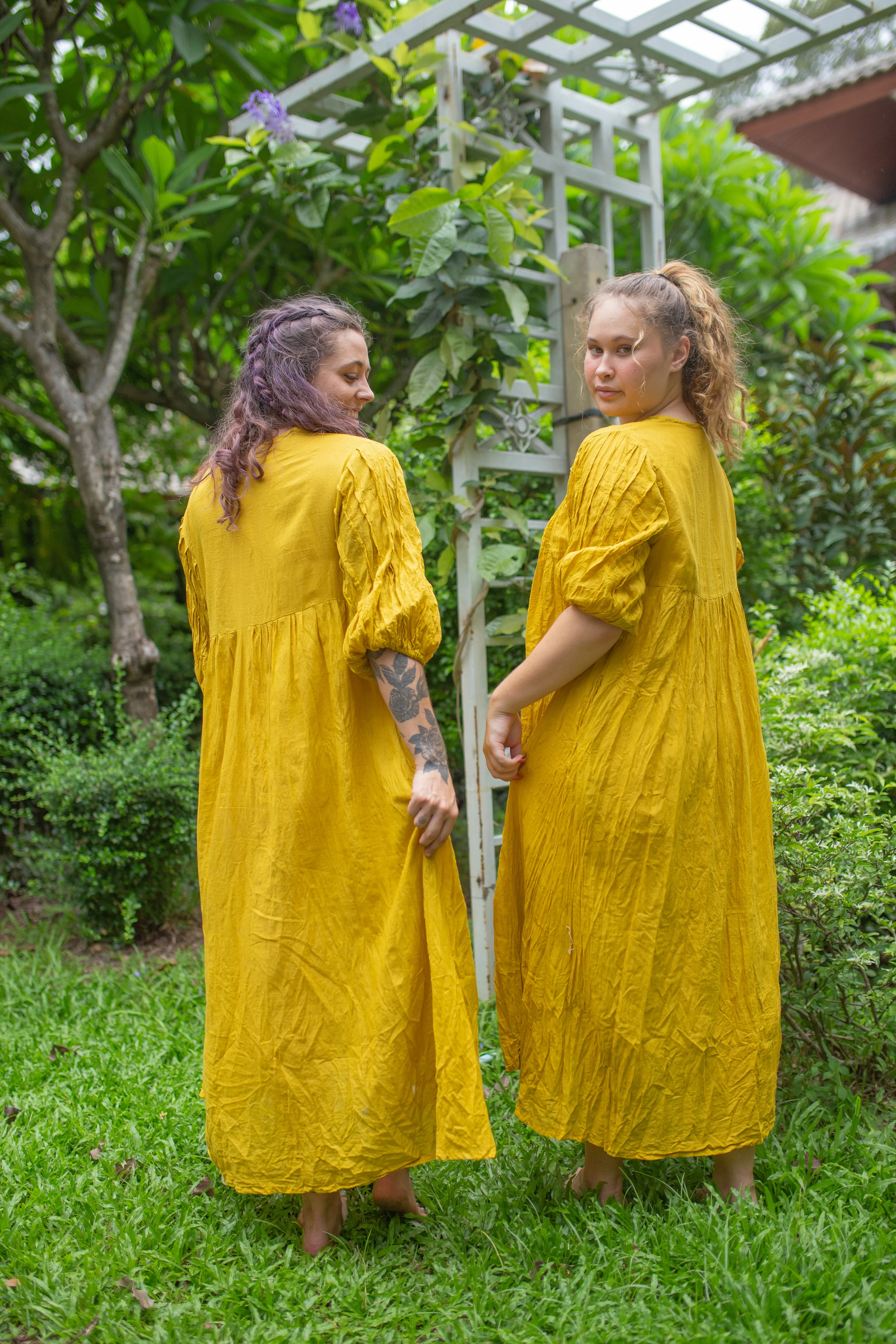Freedom Dress - Mustard