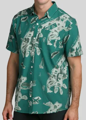 Going Downtown Men's Button Down